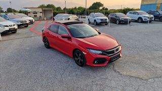 Honda Civic 2018 1.0CC TURBO VTEC 130PS ΗΛΙΟΡΟΦΗ*NAVI*ΚΑΜΕΡΑ*EURO6B-thumb-2