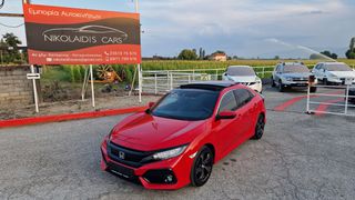 Honda Civic 2018 1.0CC TURBO VTEC 130PS ΗΛΙΟΡΟΦΗ*NAVI*ΚΑΜΕΡΑ*EURO6B-thumb-3