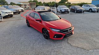 Honda Civic 2018 1.0CC TURBO VTEC 130PS ΗΛΙΟΡΟΦΗ*NAVI*ΚΑΜΕΡΑ*EURO6B-thumb-5