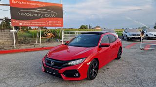 Honda Civic 2018 1.0CC TURBO VTEC 130PS ΗΛΙΟΡΟΦΗ*NAVI*ΚΑΜΕΡΑ*EURO6B-thumb-9