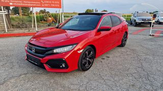 Honda Civic 2018 1.0CC TURBO VTEC 130PS ΗΛΙΟΡΟΦΗ*NAVI*ΚΑΜΕΡΑ*EURO6B-thumb-14