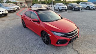 Honda Civic 2018 1.0CC TURBO VTEC 130PS ΗΛΙΟΡΟΦΗ*NAVI*ΚΑΜΕΡΑ*EURO6B-thumb-17