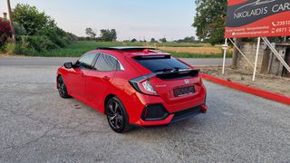 Honda Civic 2018 1.0CC TURBO VTEC 130PS ΗΛΙΟΡΟΦΗ*NAVI*ΚΑΜΕΡΑ*EURO6B-thumb-24