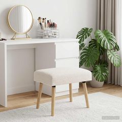 παγκάκι Μονόχρωμο Κρεμ 60 x 40 x 45 εκ. Μπουκλέ 42038400