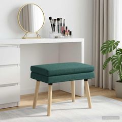 Διπλή Επίστρωση Πάγκος Σκούρο Πράσινο 60 x 40 x 46 εκ. Ύφασμα 42038422