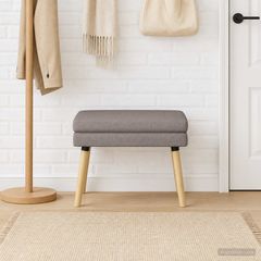 Διπλή Επίστρωση Πάγκος Taupe 60 x 40 x 46 εκ. Ύφασμα 42038423
