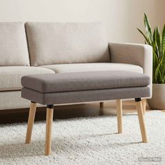 Διπλή Επίστρωση Πάγκος Taupe 80 x 40 x 47 εκ. Ύφασμα 42038437
