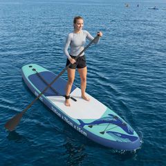 Φουσκωτή σανίδα SUP HYDROS 335 x 76 x 15 εκ. Τιρκουάζ για 42039117