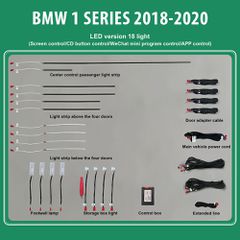 DIQ AMBIENT BMW S.1 (F40) mod. 2018> (Digital iQ Ambient Light for BMW Series 1 mod.2018> with 18 Lights)