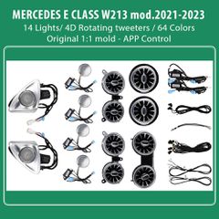 DIQ AMBIENT 8176 ED121 - BENZ E (W213) (Digital iQ Ambient Light for Mercedes E (W213) mod. 2021-2023 with 14 Lights)