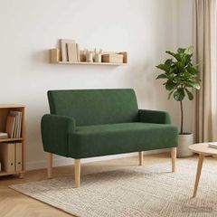 Love seat με κουμπιά Τζαγκουάρ Πράσινο 116 x 67 x 81 εκ 42041793