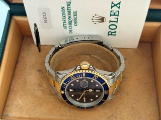 Rolex Submariner 16613 Two Tone Bluessy-thumb-4