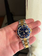 Rolex Submariner 16613 Two Tone Bluessy-thumb-12