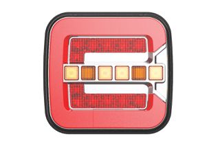 Amio - ΦΑΝΑΡΙ ΠΙΣΙΝΟ RCL-08-LR 10-30V LED 108x102x38mm ΜΕ ΚΑΛΩΔΙΟ 1ΤΕΜ (02373/AM)