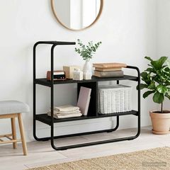 Τραπέζι κονσόλας Μαύρη Δρυς 80 x 35 x 75 cm Επεξεργασμένο Ξύλο 8007557