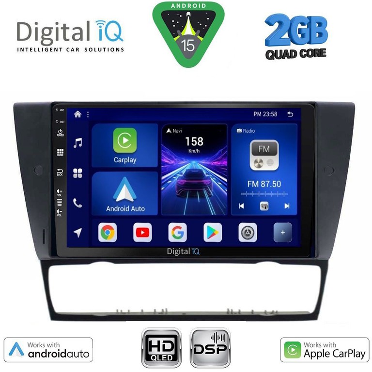 DIGITAL IQ BXC 3043_CPAA (9inc) MULTIMEDIA TABLET for BMW E90-E91-E92-E93