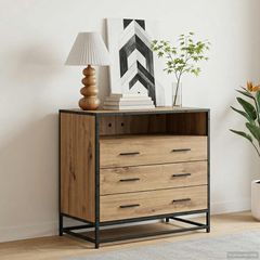 Ντουλάπι με Συρτάρια 3-Συρτάρι Artisan δρυς 70 x 41 x 70 εκ 8010307