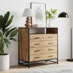 Ντουλάπι με Συρτάρια 4-Συρτάρι Artisan δρυς 70 x 41 x 83,5 εκ. 8010313