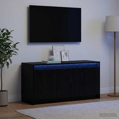 Ντουλάπι TV 100 x 34 x 50 εκ Μαύρη Δρυς Επεξεργασμένο Ξύλο 8010959