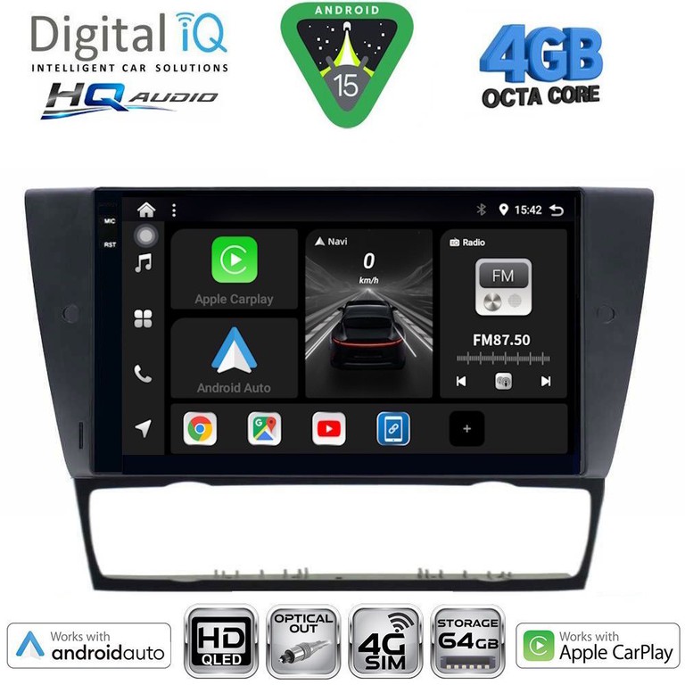 DIGITAL IQ BXK 19043_CPAA (9inc) MULTIMEDIA TABLET for BMW E90-E91-E92-E93 mod. 2005-2012