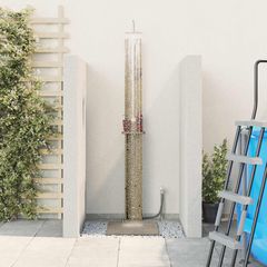 Εξωτερικό ντους 246 cm Εμποτισμένο πεύκο και ανοξείδωτο ατσάλι 886355