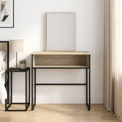 Τραπέζι περιποίησης με ράφι Sonoma Δρυς 81 x 40 x 131 εκ 8007690