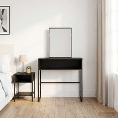 Τραπέζι περιποίησης με ράφι Μαύρη Δρυς 81 x 40 x 131 εκ 8007689
