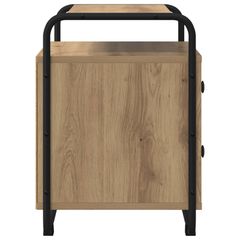 Κομοδίνο 2 τμχ. Artisan Δρυς Επεξεργασμένο Ξύλο 8007634-thumb-5