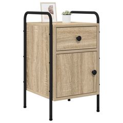 Κομοδίνο Sonoma Δρυς 35 x 36,5 x 61 εκ Επεξεργασμένο Ξύλο 8007649-thumb-1