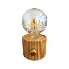 Επαναφορτιζόμενη επιτραπέζια λάμπα LED με Dimmer - YH008 - 817452 - Light Brown