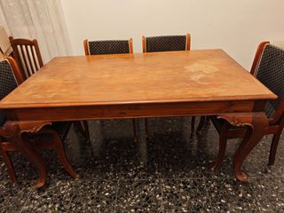 Τραπεζαρία σαλονιού κλασική-thumb-1