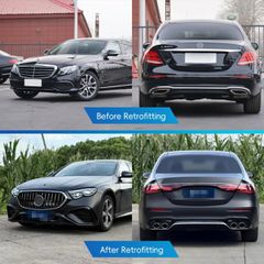 Full Body Kit W213 2016-2020 Upgrade Conversion To W214 2023-up E53 AMG Design-thumb-1