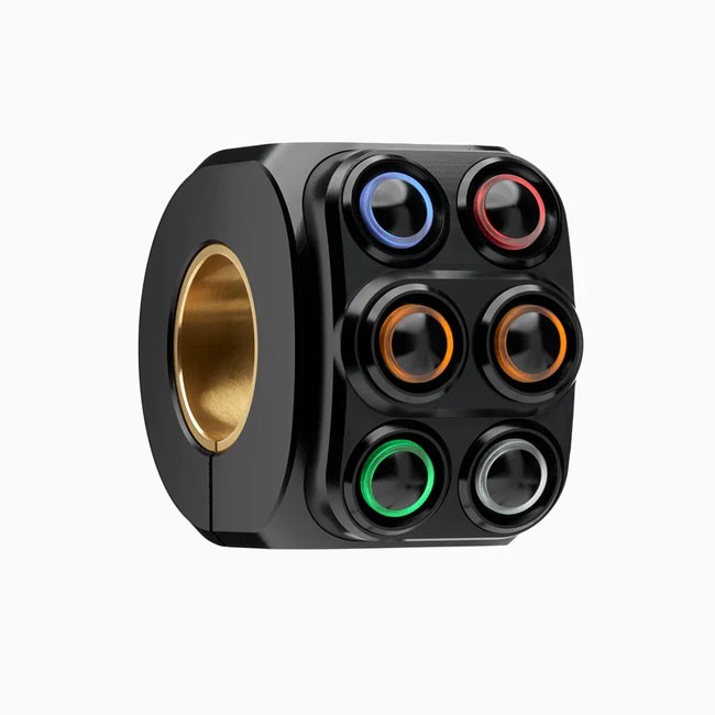 Motogadget, mo.switch Pro Push 6 Button. Black