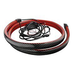 ΤΑΙΝΙΑ ΣΙΛΙΚΟΝΗΣ LED ΚΟΚΚΙΝΟ ΦΩΣ CARBON-LOOK ΠΟΡΤ ΜΠΑΓΚΑΖ SPOILER LED LIGHT 12V IP67 25χ10mm 120cm LAMPA - 1 Τεμ.