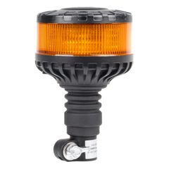 Amio - ΦΑΡΟΣ HEAVY DUTY W28P 12/24V 16LED ΕΛΑΣΤΙΚΟΣ ΒΙΔΩΤΟΣ ΠΟΡΤΟΚΑΛΙ Υ169mm Φ110mm - 1 τεμ. (04104/AM)