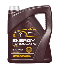 Λάδι Κινητήρα MANNOL 5W-40 Energy Formula PD 5L (Premium Συνθετικό – ACEA C3 / API SP)