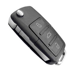 VW ΑΝΑΔΙΠΛΟΥΜΕΝΟ ΑΝΤΑΛΛΑΚΤΙΚΟ ΚΛΕΙΔΙ ΜΕ ΚΑΛΥΜΜΑ 3 ΚΟΥΜΠΙΩΝ DGA - 1 ΤΕΜ.