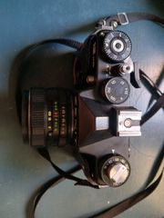 Vintage Zenit 12xp 35mm SLR Camera Kit with Legendary Helios-44M-4 58mm f/2 Lens - Swirly Bokeh