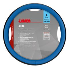 Lampa - Κάλυμμα Τιμονιού Φορτηγού Aura Skeentex Μπλε Μέγεθος L ?46–48cm Ultra-Soft, Αντιολισθητικό, Φάρδος 10cm- 1 τεμ. (L9707.8)