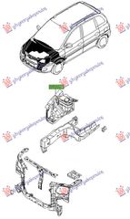 ΘΟΛΟΣ ΕΜΠΡΟΣ ΜΕΤΑΛΛΙΚΟΣ (Γ) ΔΕ — HYUNDAI MATRIX 2008-2010