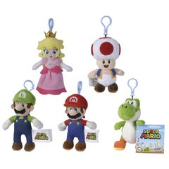 Nintendo Super Mario assorted plush keychain 12cm-thumb-1