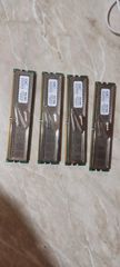 4 x OCZ 512mB Ram PC2 6400 Dual Channel Platinum EditionXTC