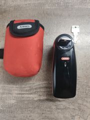 Abus 7000 RS1 Κλειδαριά Δισκόφρενου Μοτοσυκλέτας με Συναγερμό Κόκκινο Χρώμα AB-BD-7000RS1A-RD