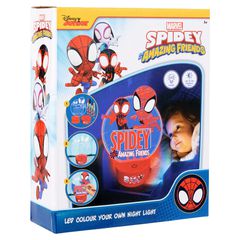 Marvel Spiderman LED light painting figure
