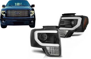 Προβολείς Led Κατάλληλοι Για Ford F150 Mk12 (2008-2014) Μαύροι