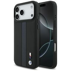 BMW M Perforated Stripe Logo MagSafe Case for iPhone 17 Pro Max - Blue