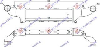 ΨΥΓΕΙΟ INTEROOLER 2.0i-16V - 2.2CDi-2.5TDi (430x110)
