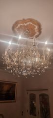 Κλασικός κρυστάλλινος πολυέλαιος 12 βραχιόνων σαν καινούργιος