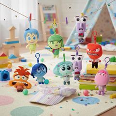 Disney Pixar Inside Out assorted plush keychain-thumb-3