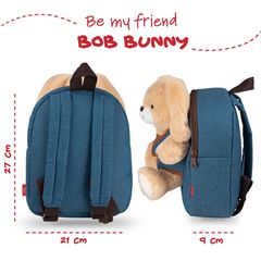 Bob Bunny backpack with plush toy 26cm-thumb-4